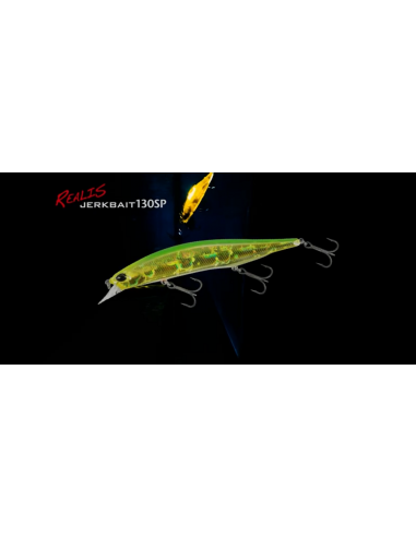 Realis Jerkbait 130SP color Prism Gill