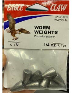 Plomo bala Eagle Claw 1/4oz...