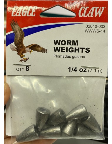 Plomo bala Eagle Claw 1/4oz (7g) 8pk