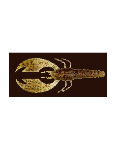 Craw Papi 4-1/2" color watermelon/purpurina negra y roja