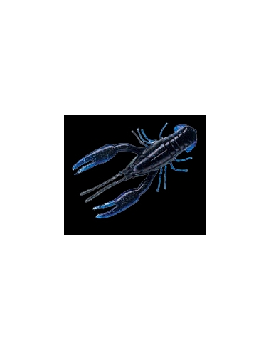 Craw Bug 3-1/4" color negro/barriga azul