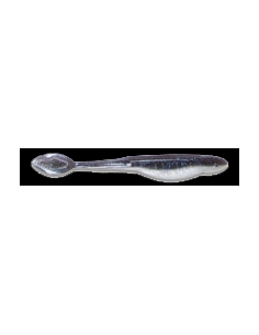 Houdini Shad 5" color lomo humo/purpurina azul/vientre perla