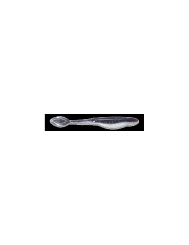 Houdini Shad 5" color lomo humo/purpurina azul/vientre perla