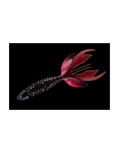 Wooly Hagcraw 4" color red shad