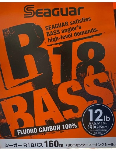 Seaguar R18 Bass Fc 160m (marcado a...