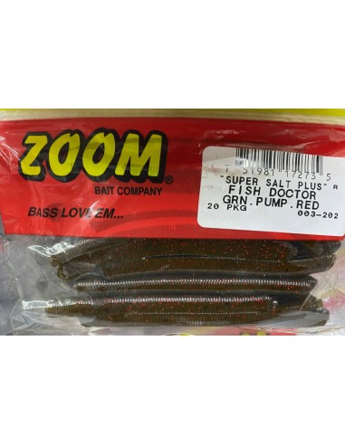 Fish Doctor color Green Pumpkin Red