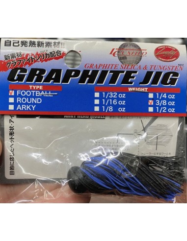 Graphite Football Jig 3/8oz (10g)...