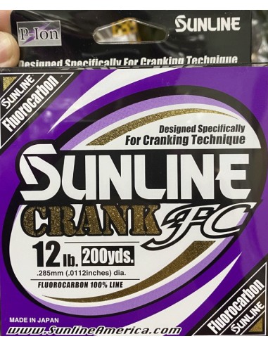 SUNLINE CRANK FC, CLEAR, Fluorocarbon...