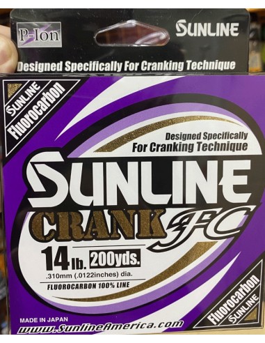 SUNLINE CRANK FC, CLEAR, Fluorocarbon...