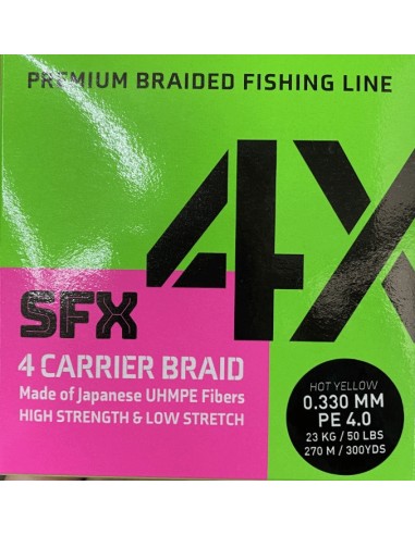 SFX 4X HOT YELLOW 275M 0,33mm