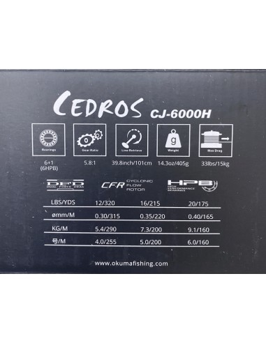 Okuma Cedros CJ-6000H HS