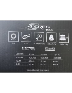 Okuma Azores Blue 4000 2