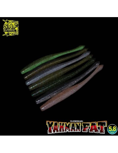 Yahman Fat 5,8" color 301Crystal Shad