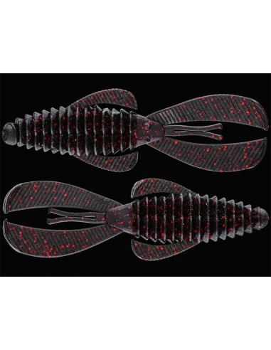 Rage Bug 4" color Black Neon 7pk