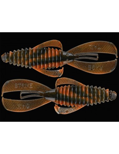 Rage Bug 4" color Crawdaddy 7pk