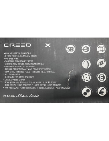 13 FISHING Creed X 3000