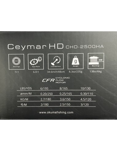 Okuma Ceymar HD CHD-2500HA
