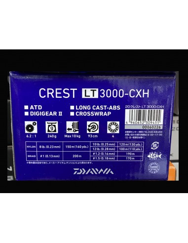 Daiwa Crest LT3000-CXH