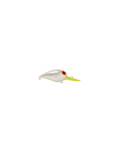 Original Wiggle Wart color Metallic Silver/Chartreuse Lip