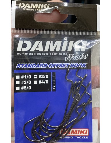 Damiki Standard Offset Hook 2/0 8pk