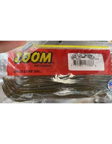 Trick Worm color Green Pumpkin Gold