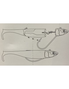 Biscay Coast Shad 9cm-10g... 2