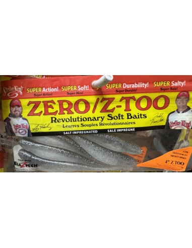 Z-Too 4" color Smokey Shad 5pk