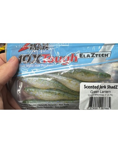 Scented Jerk ShadZ 5" color Green...
