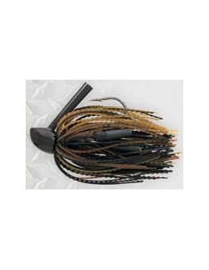 Pro´s Top Secret Jig 3/8oz. color Black/Brown/Pumpkin