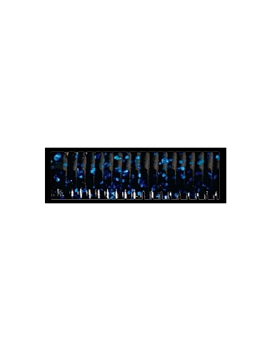 Triple Ripple Craw Trailer color Negro/Purpurina Azul