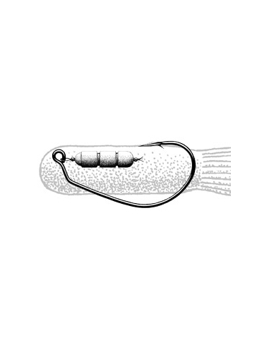 Owner Phantom Tube Hook 3/0-1/8oz. (3,5g) 4 anzuelos