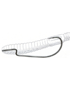 Owner Oversize Worm Hook 11/0 bolsa de 4 anzuelos