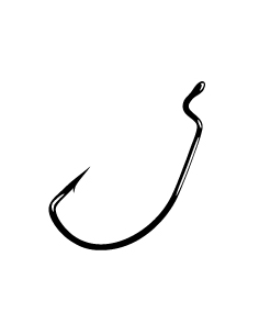 Gamakatsu Worm Hook Supeline Nº3/0 bolsa de 25 anzuelos