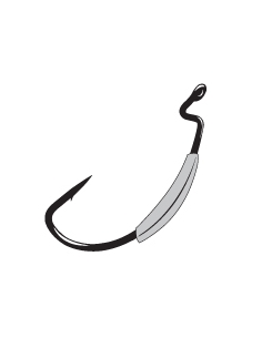 BPS Vertical Drop Hooks 1/16oz. (1,7g)Nº 3/0 Rojo