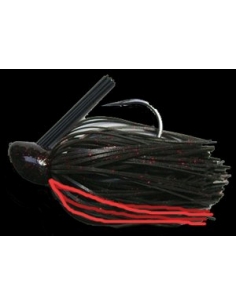 Rattle Bass Jig 3/8oz (10g) color Black/Red/Orange