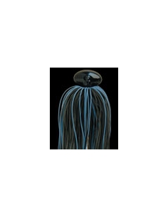 Hyper Football Jig (14g) 1/2oz. Black Blue Rubber