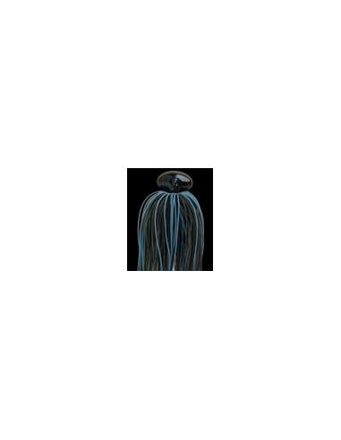 Hyper Football Jig (14g) 1/2oz. Black Blue Rubber