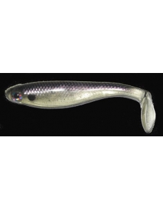 Paddle Tail 4" (100mm) color Threadfin Shad