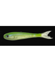Fat Minnow SJB 4,5" (113mm) color Chartreuse Blue