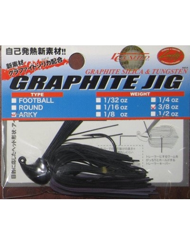 Graphite Arky Jig 1/2 oz. (14g) color Black/Purple
