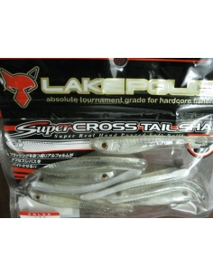 SuperCross Tail Shad 3" color Shirasu