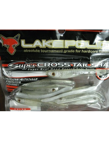 SuperCross Tail Shad 2,5" color Shirasu