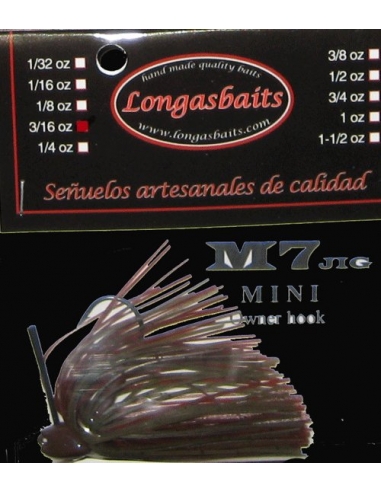 M7 Mini 3/16oz (5,2g) color Coletas Craw