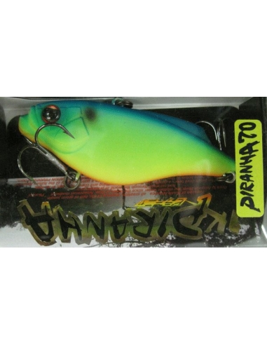 Piranha 70 color Blue Back Chart