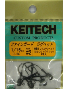 Tungsten Fine Guard Anzuelo #2, 2,7g