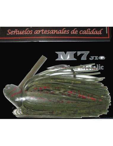 M7 Jig 1/2oz (14g) color Green CrawLongasbaits M7 Ji
