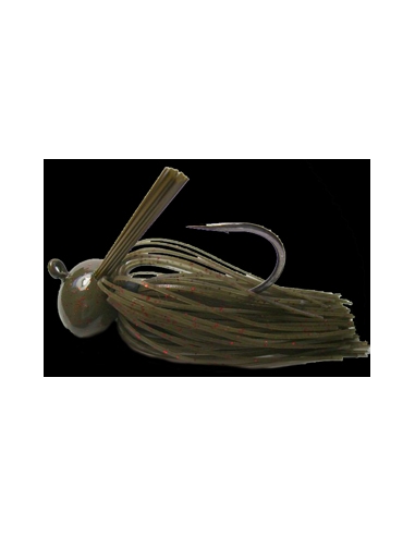 Football Jig 1/2oz. (14g) color Green Pumpkin Red