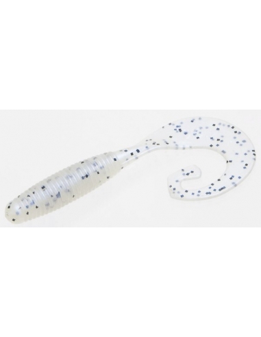 Tab Tail Worm color Glimmer Blue
