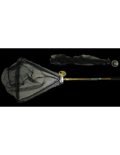 Bass Pro Shops Gold Series Folding Landing Net with Telescoping