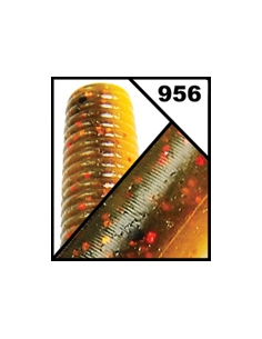 Senko 4" color 956 Watermelon Copper/Orange/Red Flake